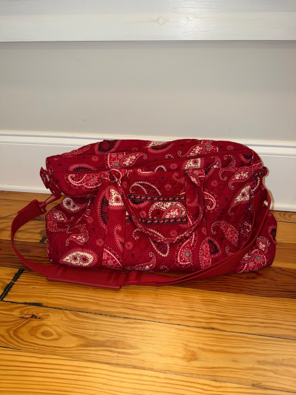Retired Mesa Red Vera Bradley Duffel Bag